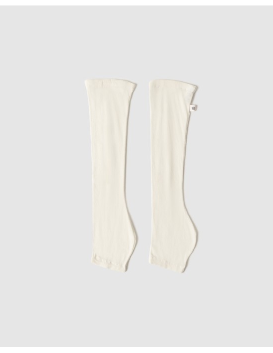 Носочки в молочном цвете