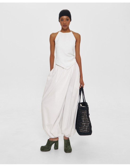 Топ - косынка в белом цвете