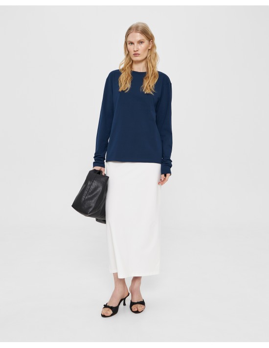 Лонгслив Regular fit в синем цвете