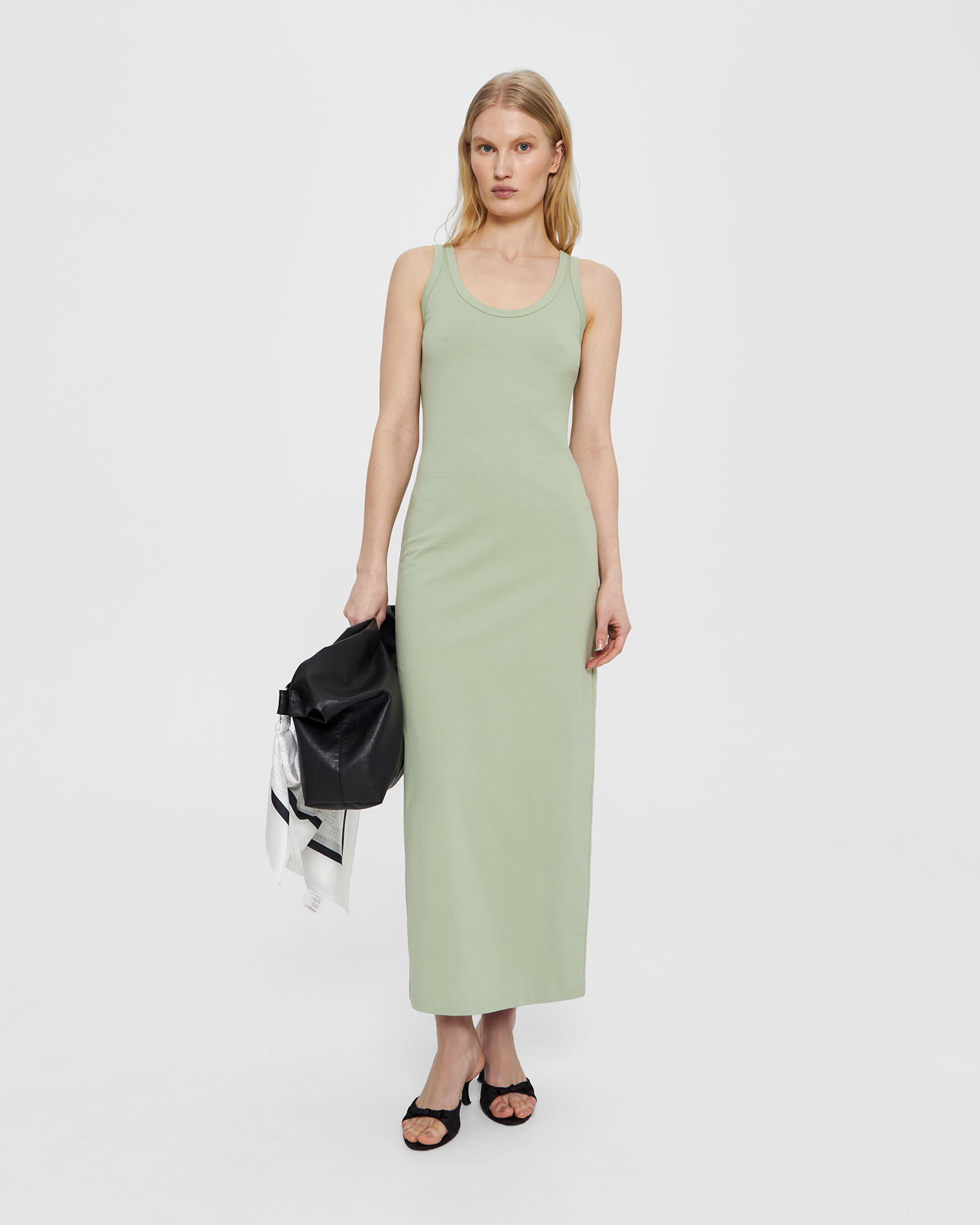 Платье Regular fit в оливковом цвете