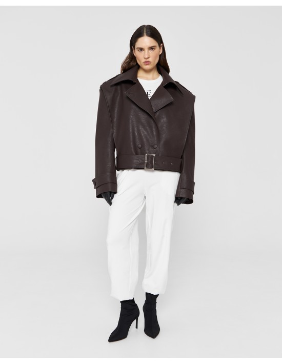 Куртка - косуха в шоколадном цвете