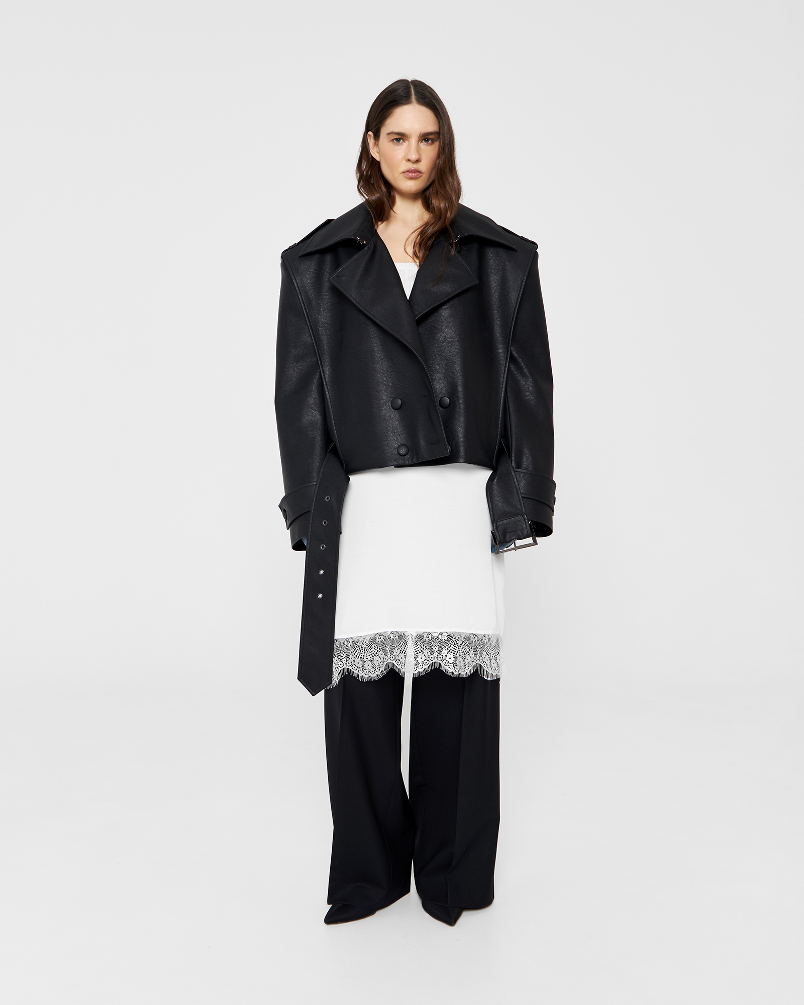 Куртка - косуха в чёрном цвете