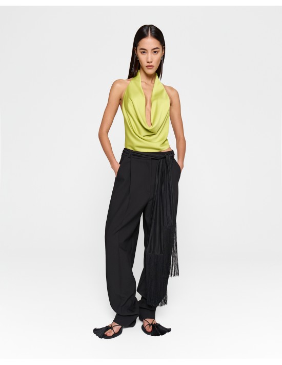 Топ-водопад в лаймовом цвете