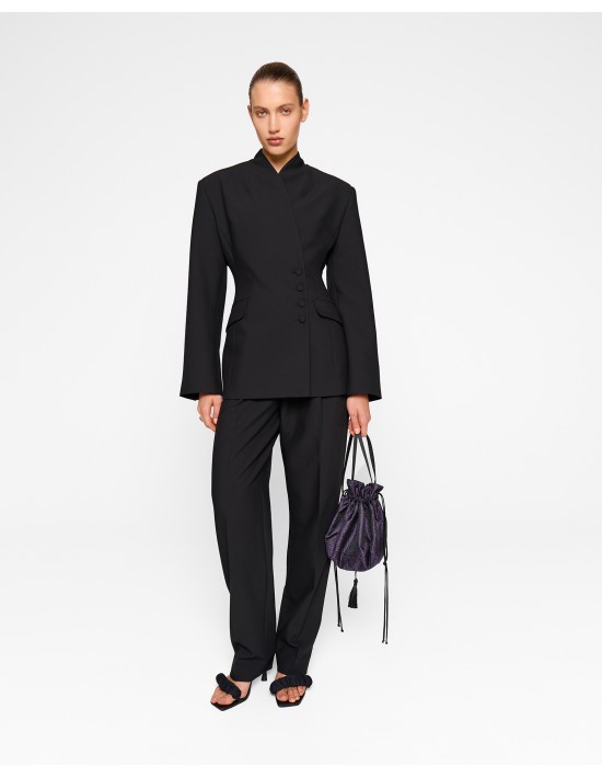 Жакет - кимоно в черном цвете