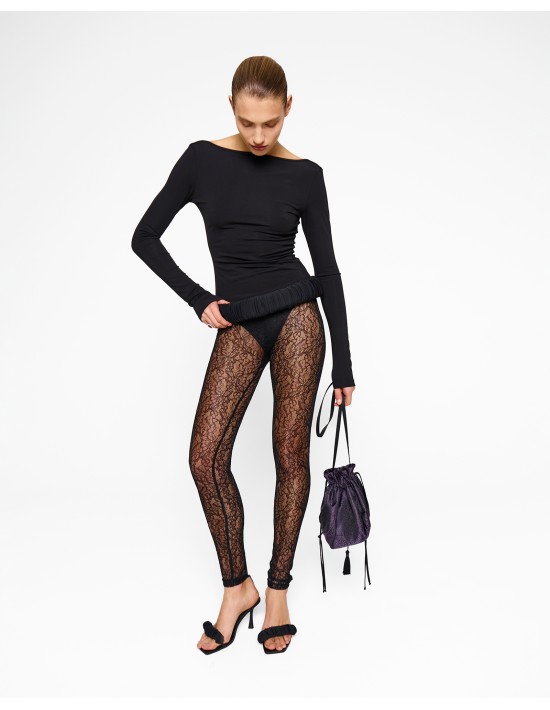 Легинсы из гипюра