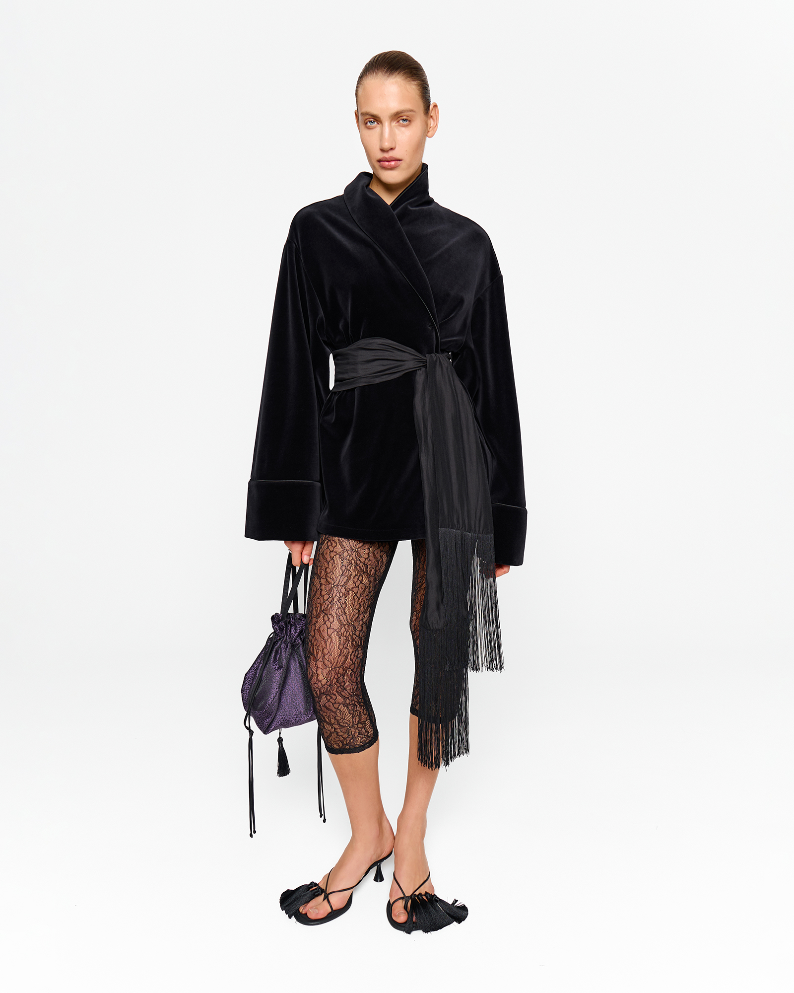 Капри из гипюра