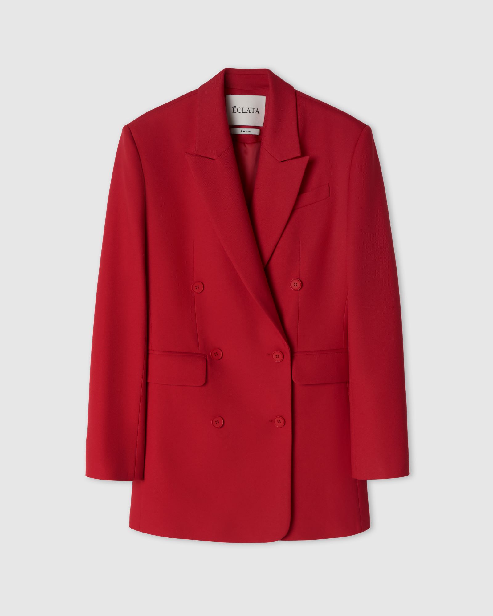 Платье - жакет длины мини в красном цвете