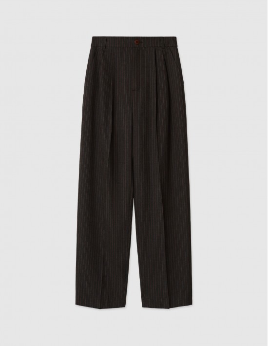 Брюки - бананы в полоску