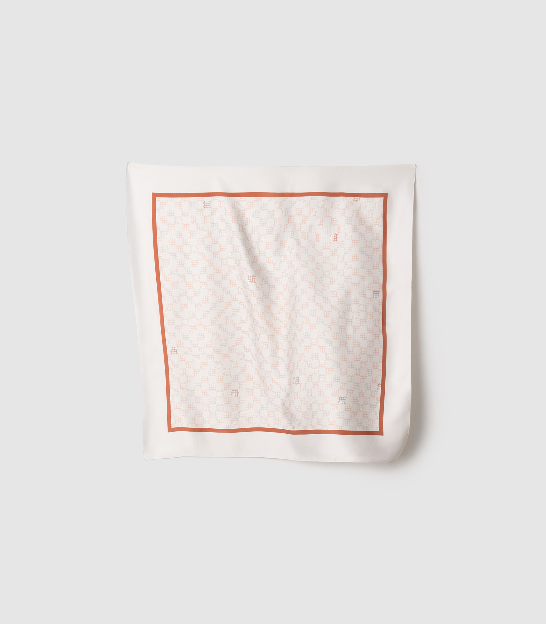 Платок ECLATA monogram orange