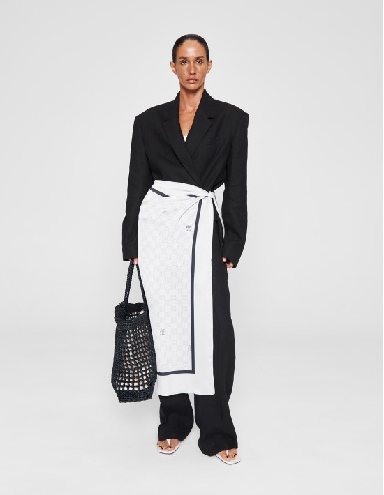 Платок ECLATA monogram black