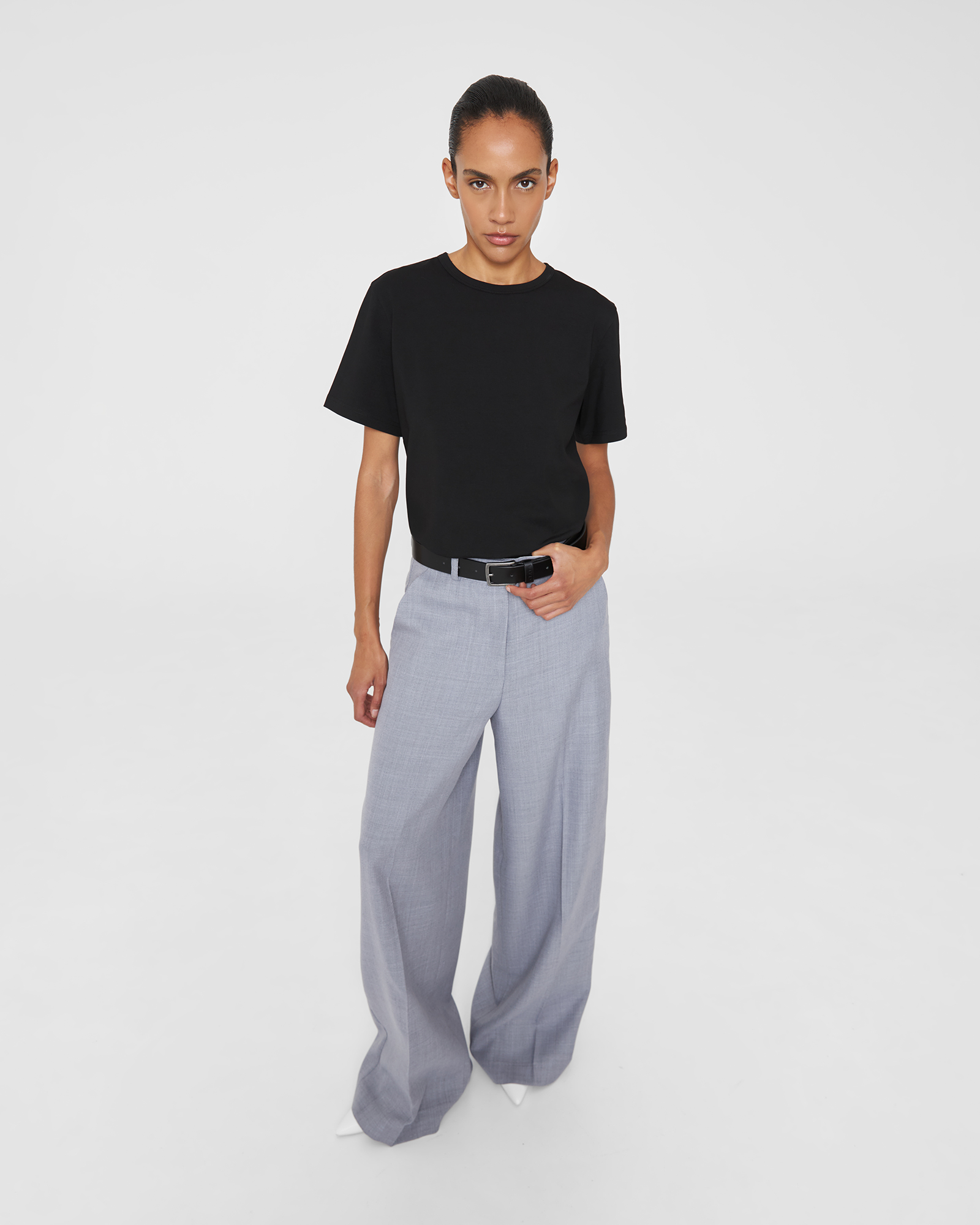 Футболка Regular fit в чёрном цвете