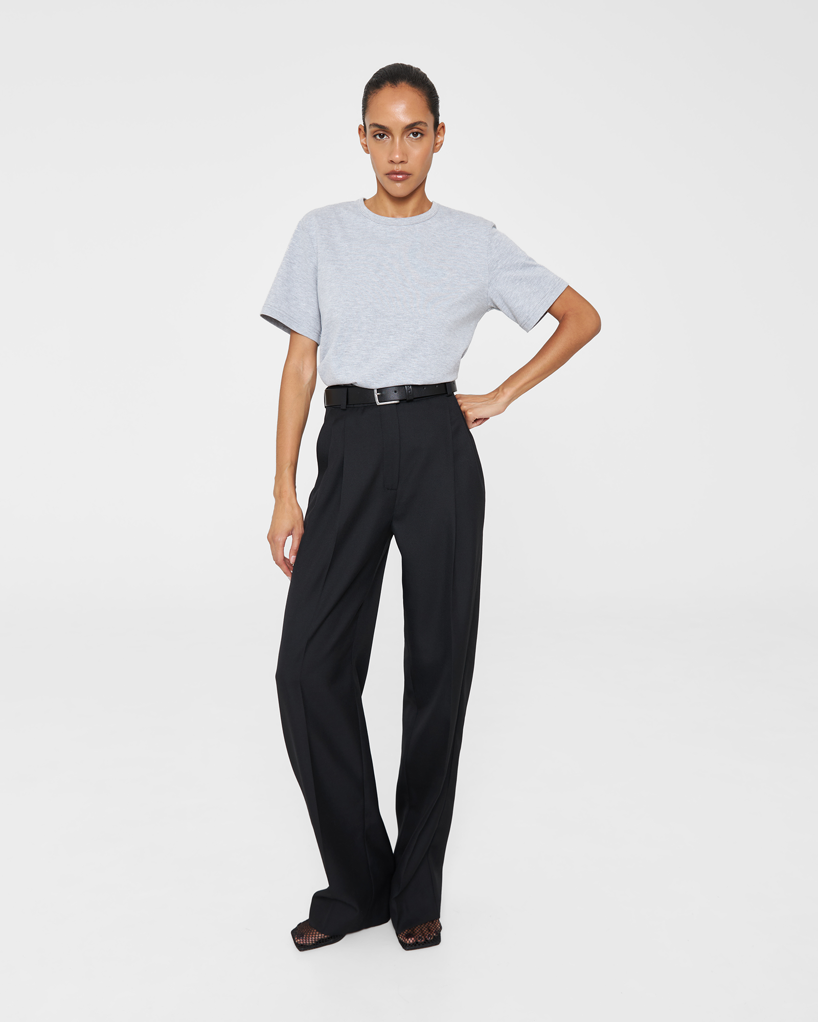 Футболка Regular fit в цвете меланж